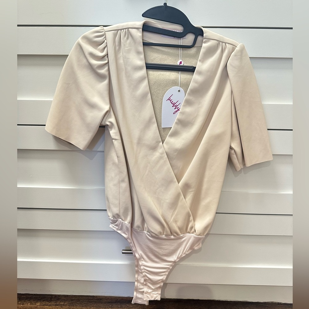 Buddy Love Faux Leather Bodysuit